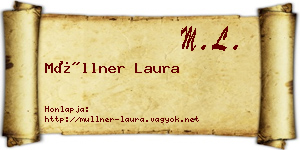 Müllner Laura névjegykártya